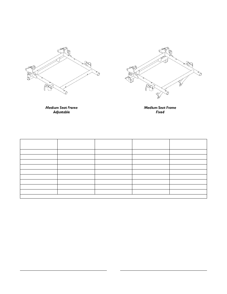 1/2" s-t-f tall) | Invacare Arrow User Manual | Page 44 / 240