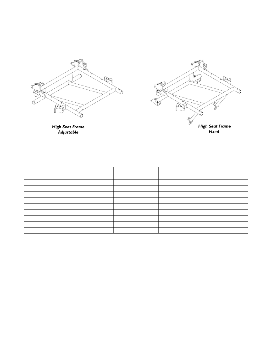 1/2" s-t-f tall) | Invacare Arrow User Manual | Page 46 / 240