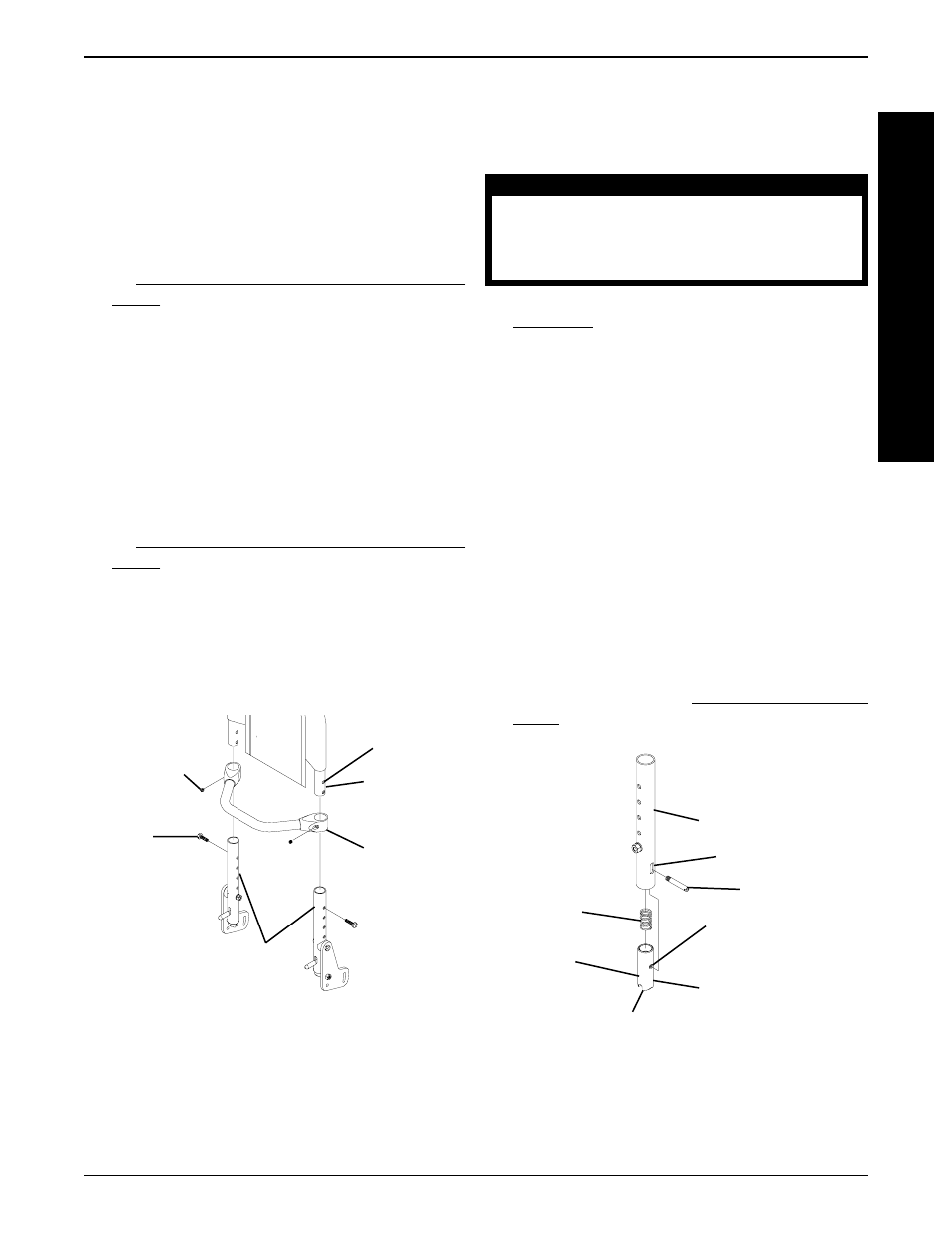 B a c k, Replacing the spreader bar (figure 6) | Invacare Top End Terminator Jr. User Manual | Page 15 / 44