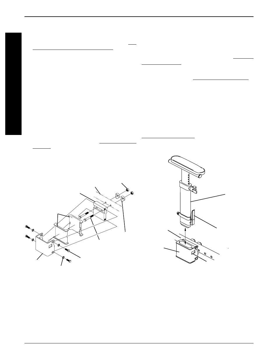Installing t-arm sockets (figure 6), Installing/removing t-arms (figure 7), Adjusting the t-arms | A r m s | Invacare Top End Terminator Jr. User Manual | Page 20 / 44