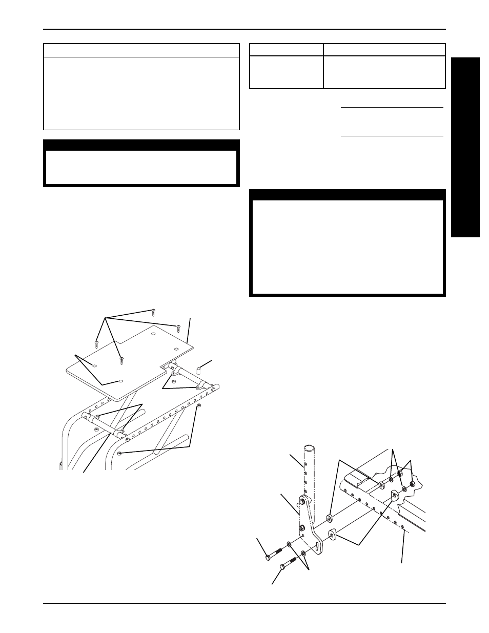 Replacing seat pan (figure 1), S e a t, Adjusting rear seat height (figure 1) | Adjusting seat depth (figures 2 and 3) | Invacare Top End Terminator Jr. User Manual | Page 23 / 44