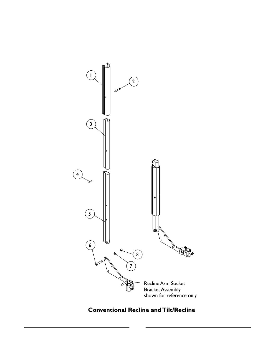 0049bodypart.pdf, Back canes, slide blocks and sleeves | Invacare Formula User Manual | Page 110 / 203