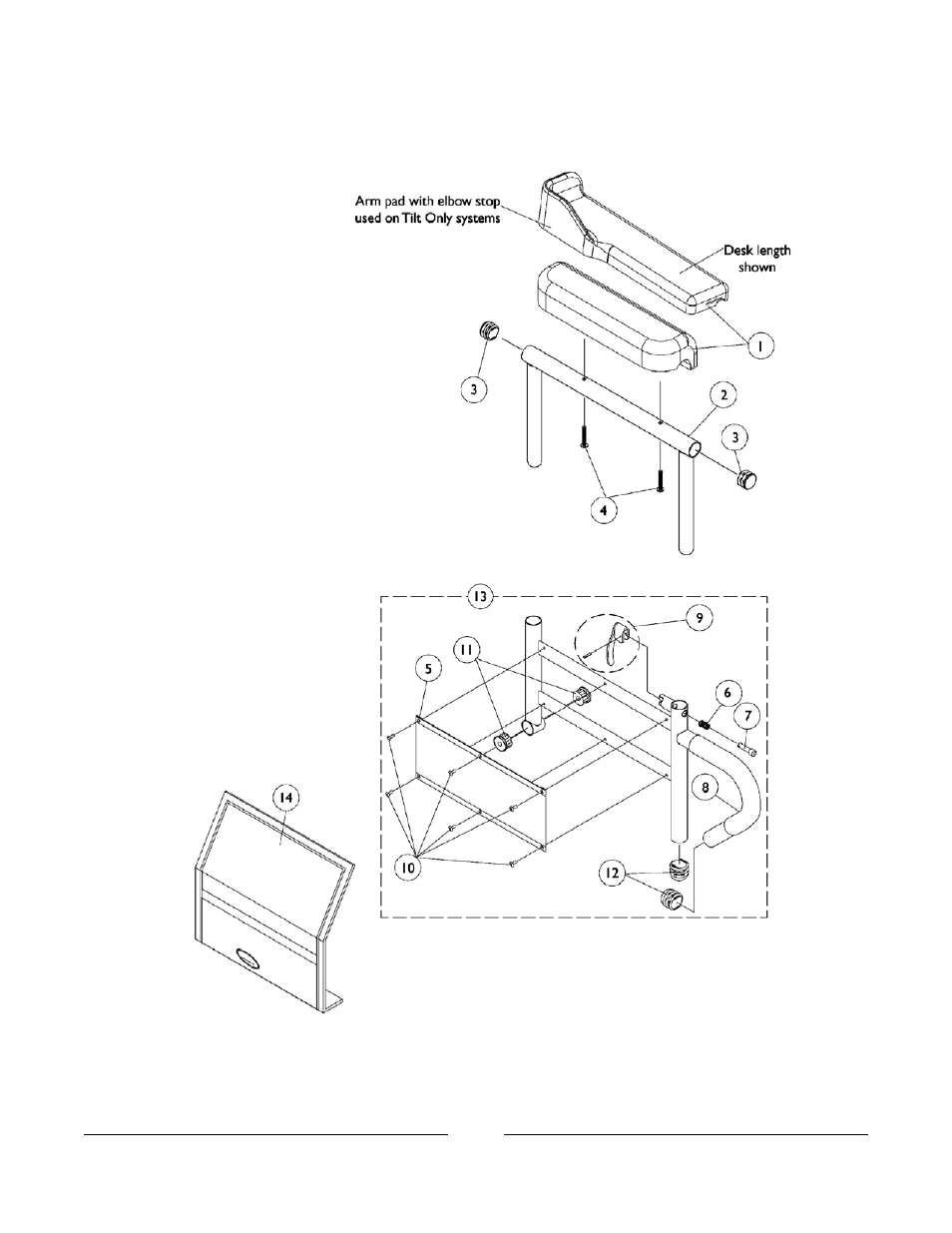 0056bodypart.pdf, Adjustable height arms without mounting hardware | Invacare Formula User Manual | Page 127 / 203