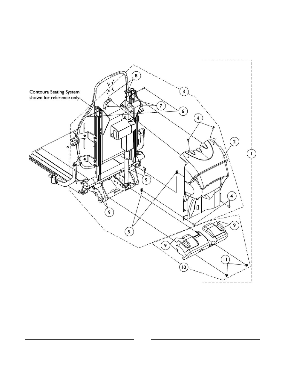 0062bodypart.pdf, Contoura seating shroud covers | Invacare Formula User Manual | Page 141 / 203