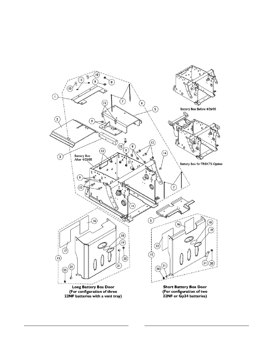 0009bodypart.pdf, Battery box hardware and door assembly | Invacare Formula User Manual | Page 16 / 203