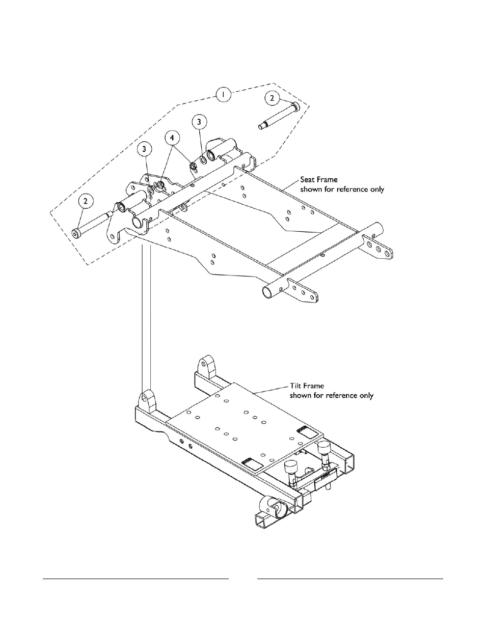 0023bodypart.pdf, Seat frame mounting hardware | Invacare Formula User Manual | Page 46 / 203