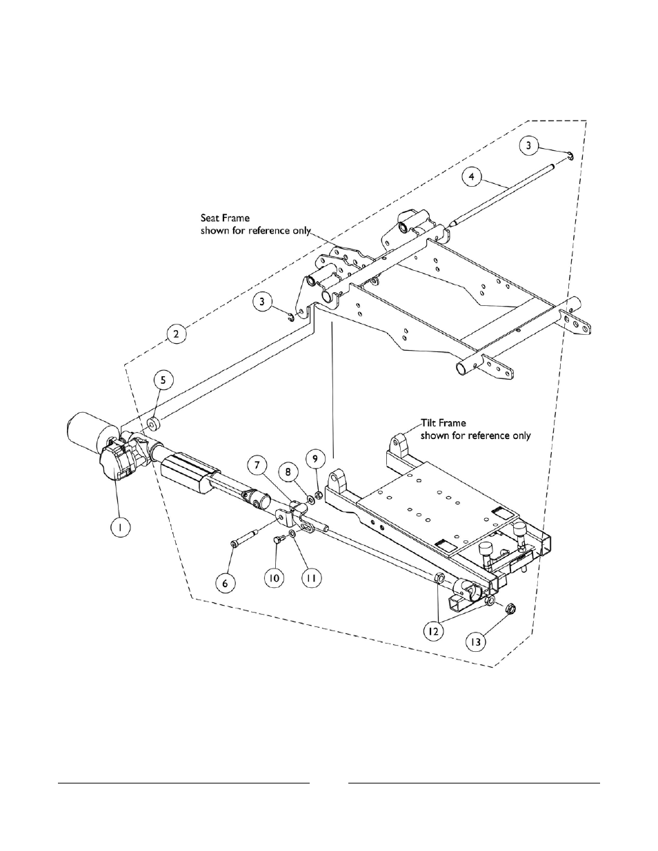 0026bodypart.pdf, Tilt actuator motor and mounting hardware | Invacare Formula User Manual | Page 52 / 203