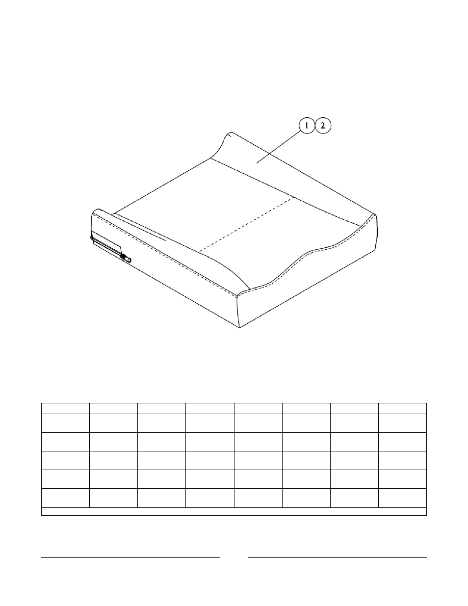 0032bodypart.pdf, Seat cushion assembly, Contoura seating | 1 contoura seat cushion assembly | Invacare Formula User Manual | Page 65 / 203