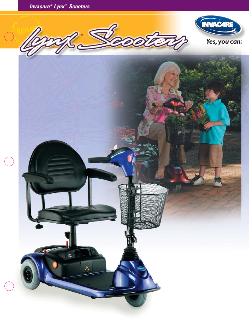 Invacare, Lynx, Scooters | Invacare Lynx L-3 User Manual | Page 6 / 6