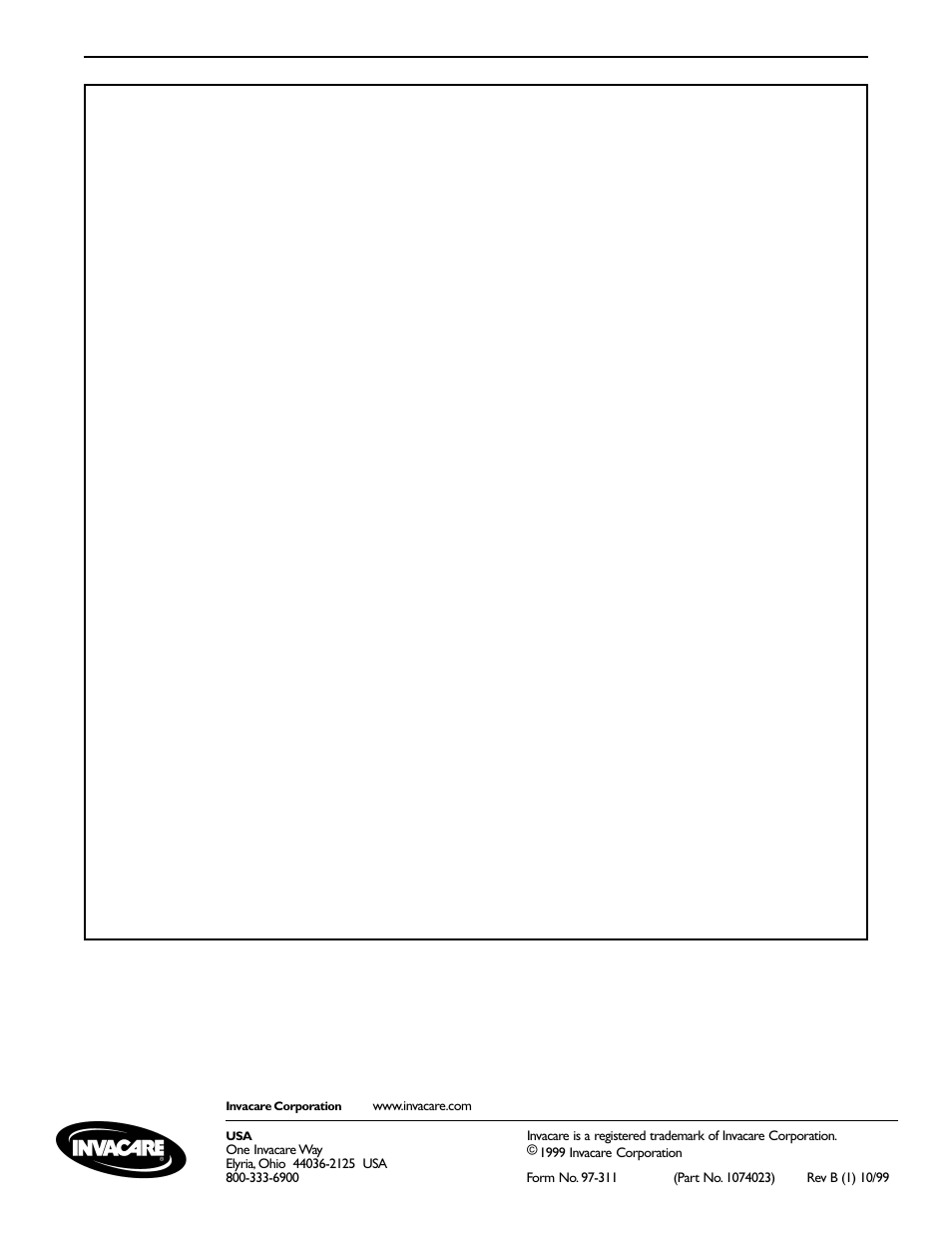 Limited warranty | Invacare 1384 User Manual | Page 2 / 2