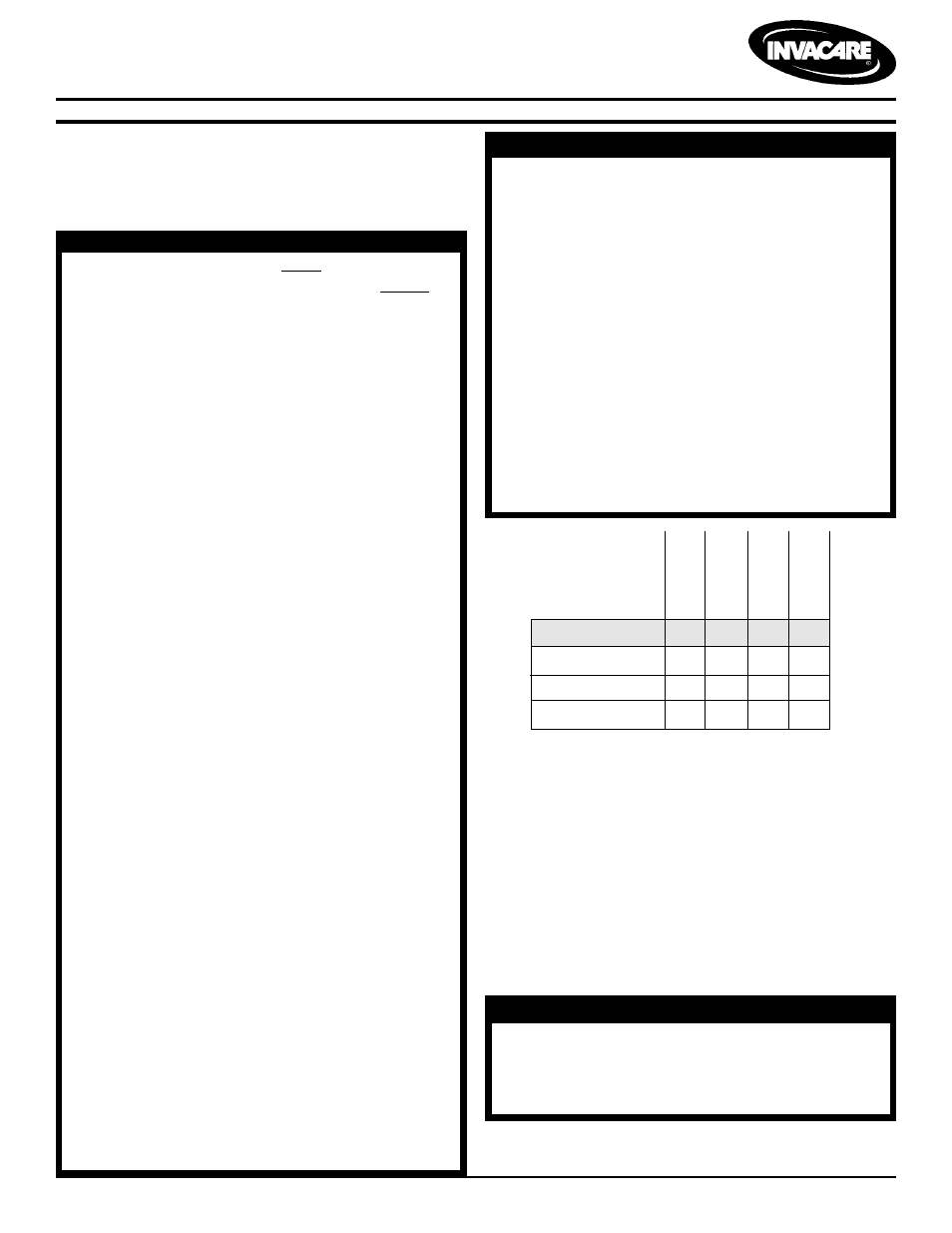 Invacare Silhouette 3002937 User Manual | 4 pages