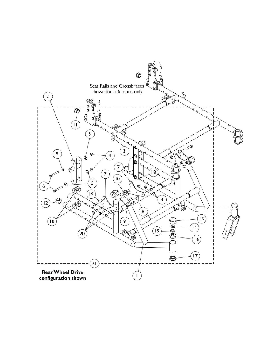 Frames and frame hardware | Invacare Compass SPT User Manual | Page 10 / 122