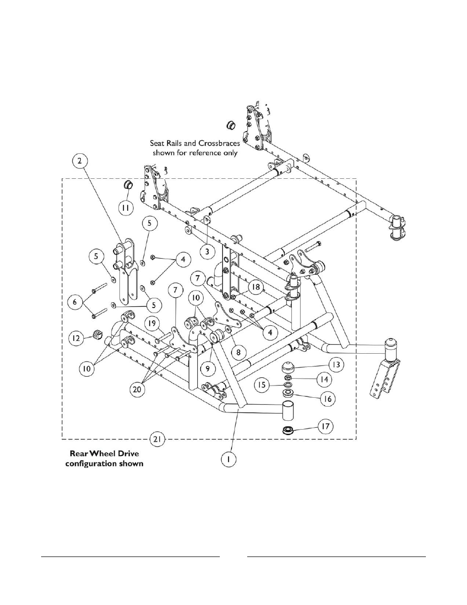 Frames and frame hardware | Invacare Compass SPT User Manual | Page 12 / 122