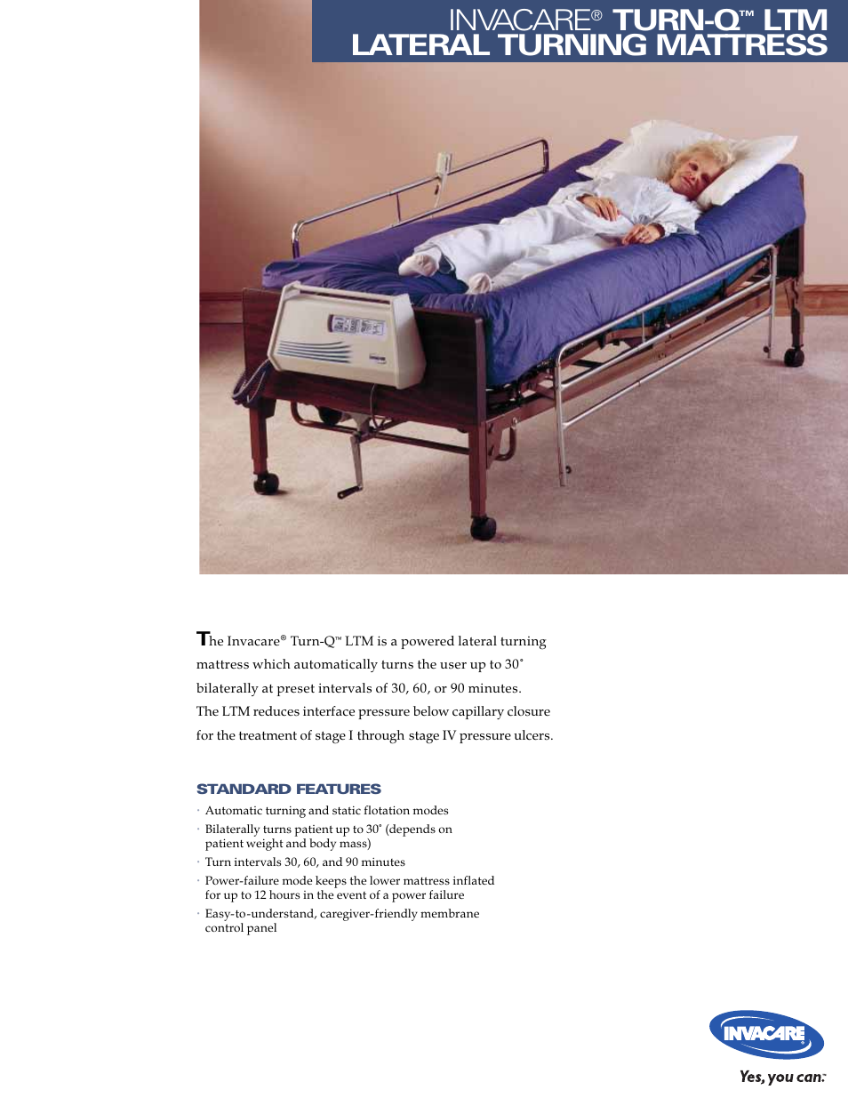 Invacare TURN-QTM User Manual | 2 pages