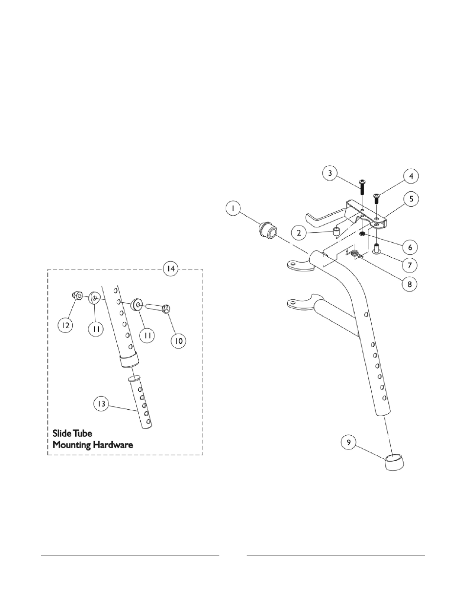 Pw93 footrest supports | Invacare ESS-PTO User Manual | Page 105 / 159