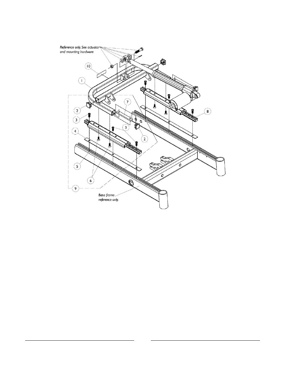 Rear frame and mounting hardware | Invacare ESS-PTO User Manual | Page 11 / 159