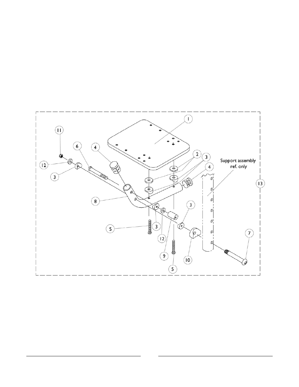 At5043 flip-up footplates | Invacare ESS-PTO User Manual | Page 118 / 159