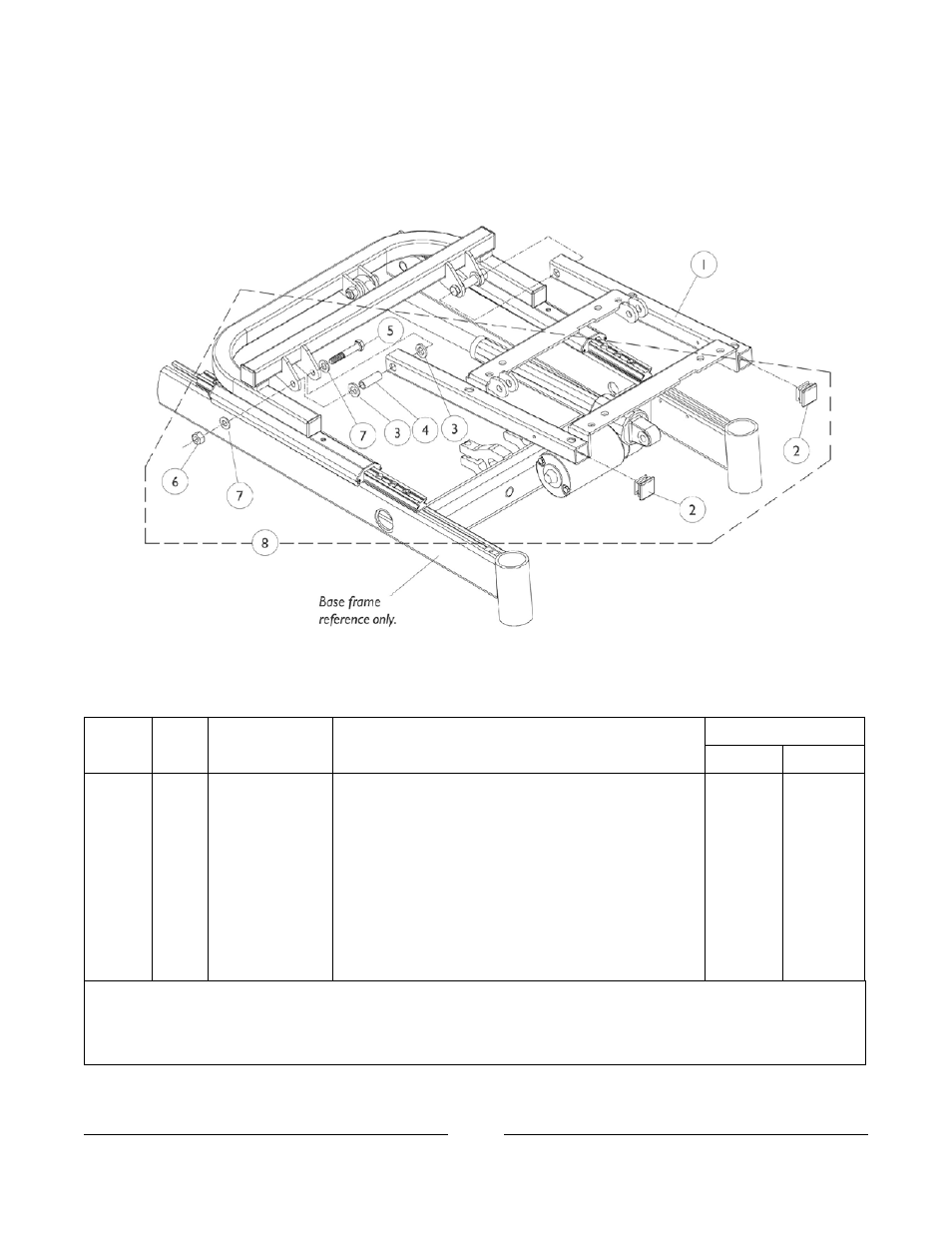 Seat frame support and mounting hardware | Invacare ESS-PTO User Manual | Page 15 / 159