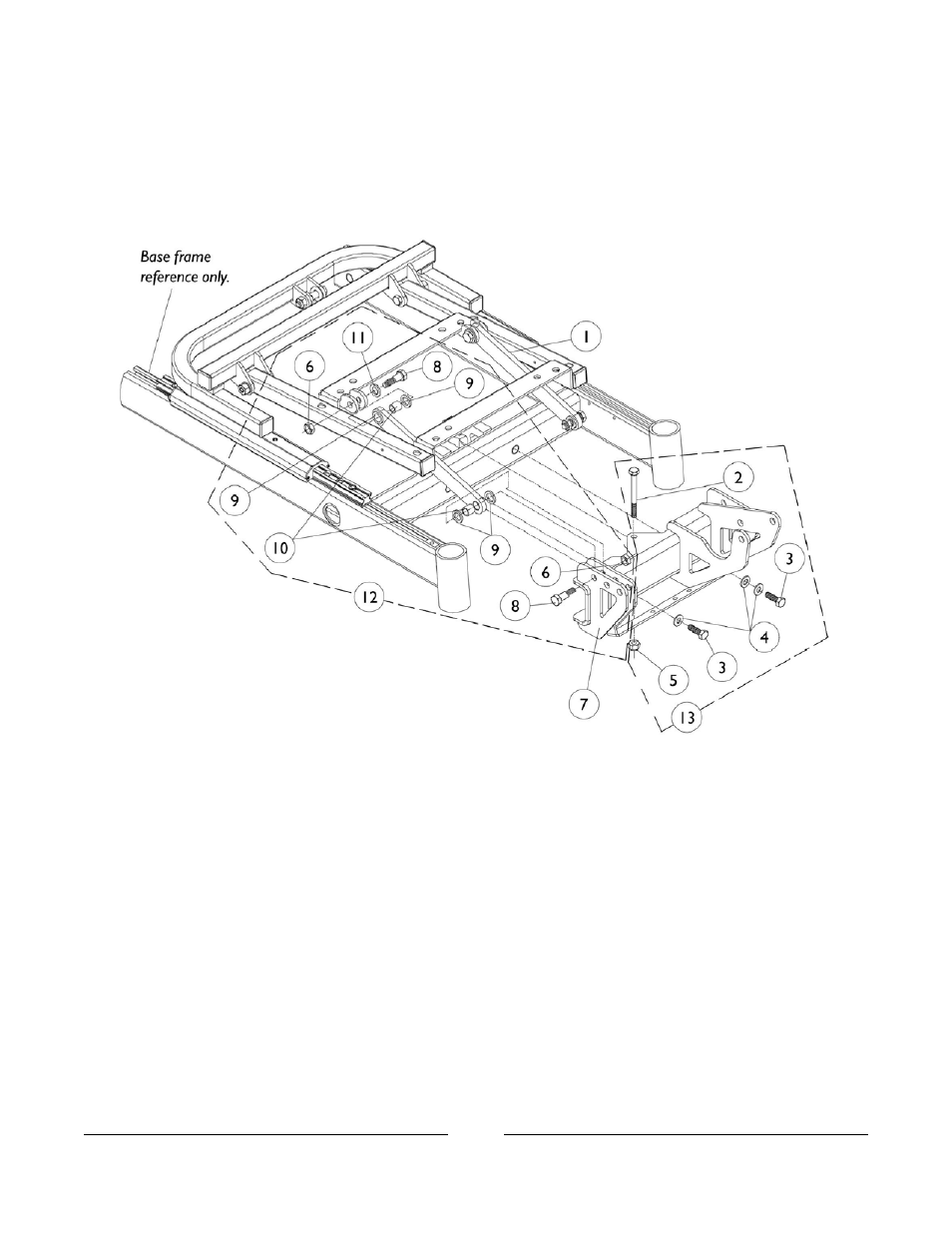Tilt link and front support bracket | Invacare ESS-PTO User Manual | Page 16 / 159