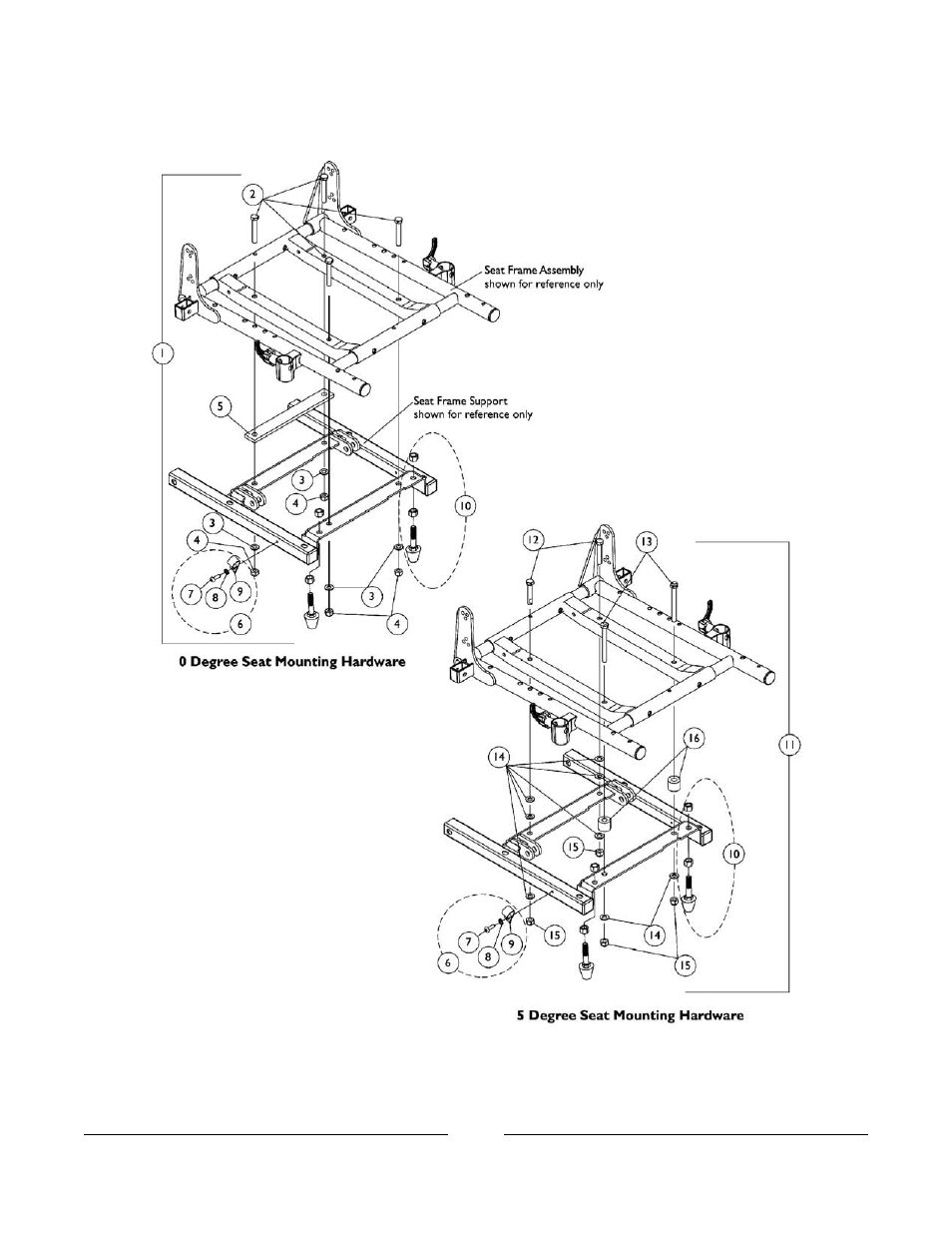 Asba seat mounting hardware | Invacare ESS-PTO User Manual | Page 28 / 159