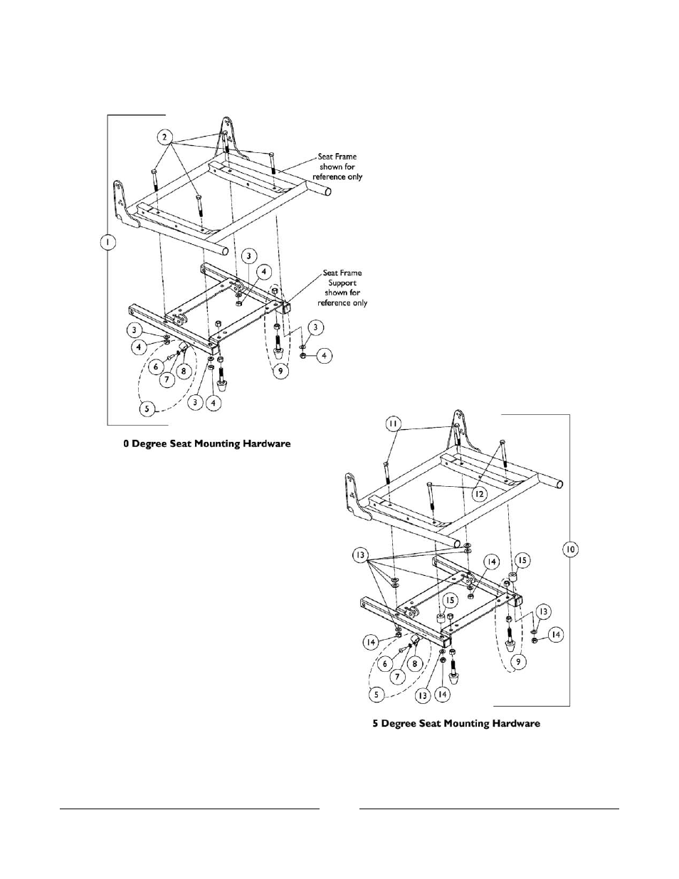 Asba seat mounting hardware | Invacare ESS-PTO User Manual | Page 30 / 159