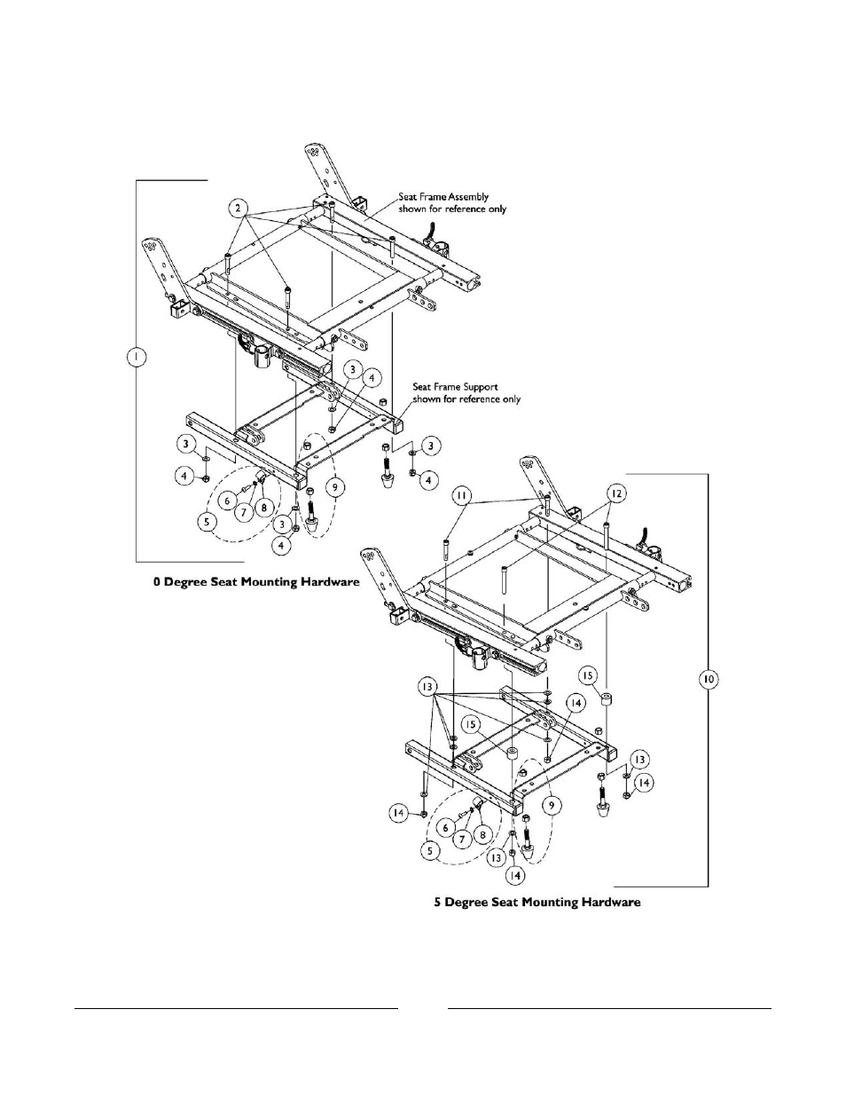 Adjasba seat mounting hardware | Invacare ESS-PTO User Manual | Page 32 / 159