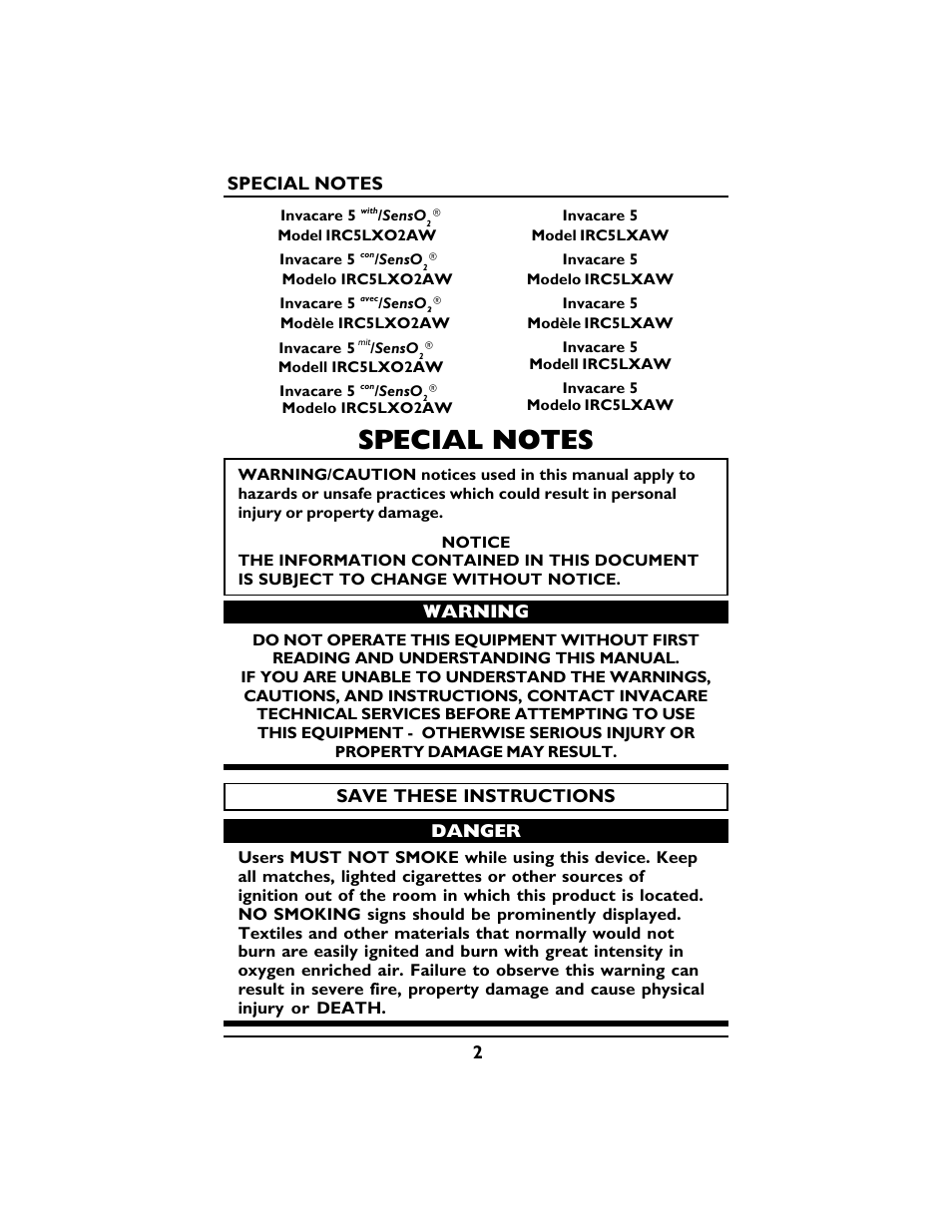 Invacare PLATINUM 5 User Manual | Page 2 / 148