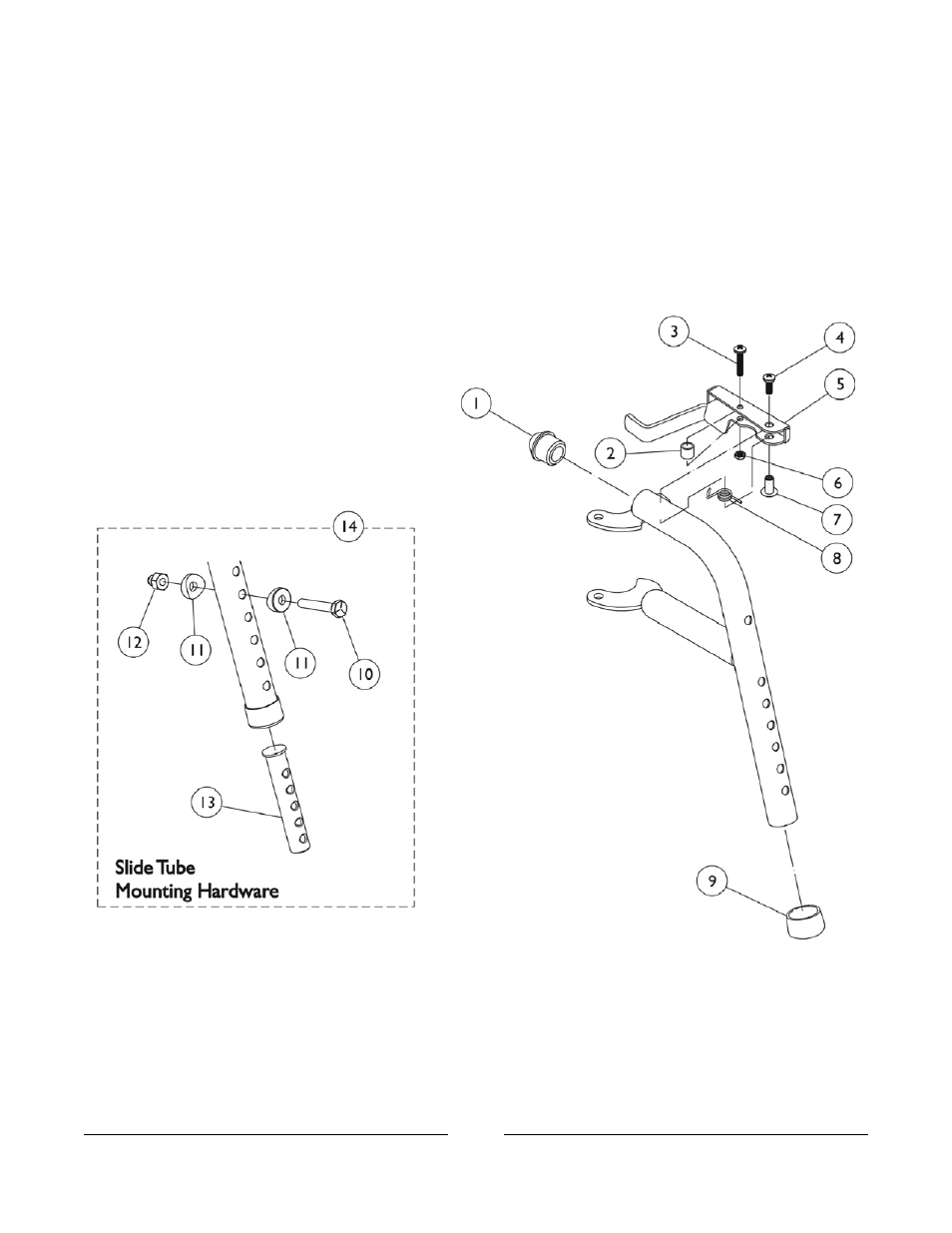 Pw93 footrest supports | Invacare 3G Storm Series User Manual | Page 43 / 129