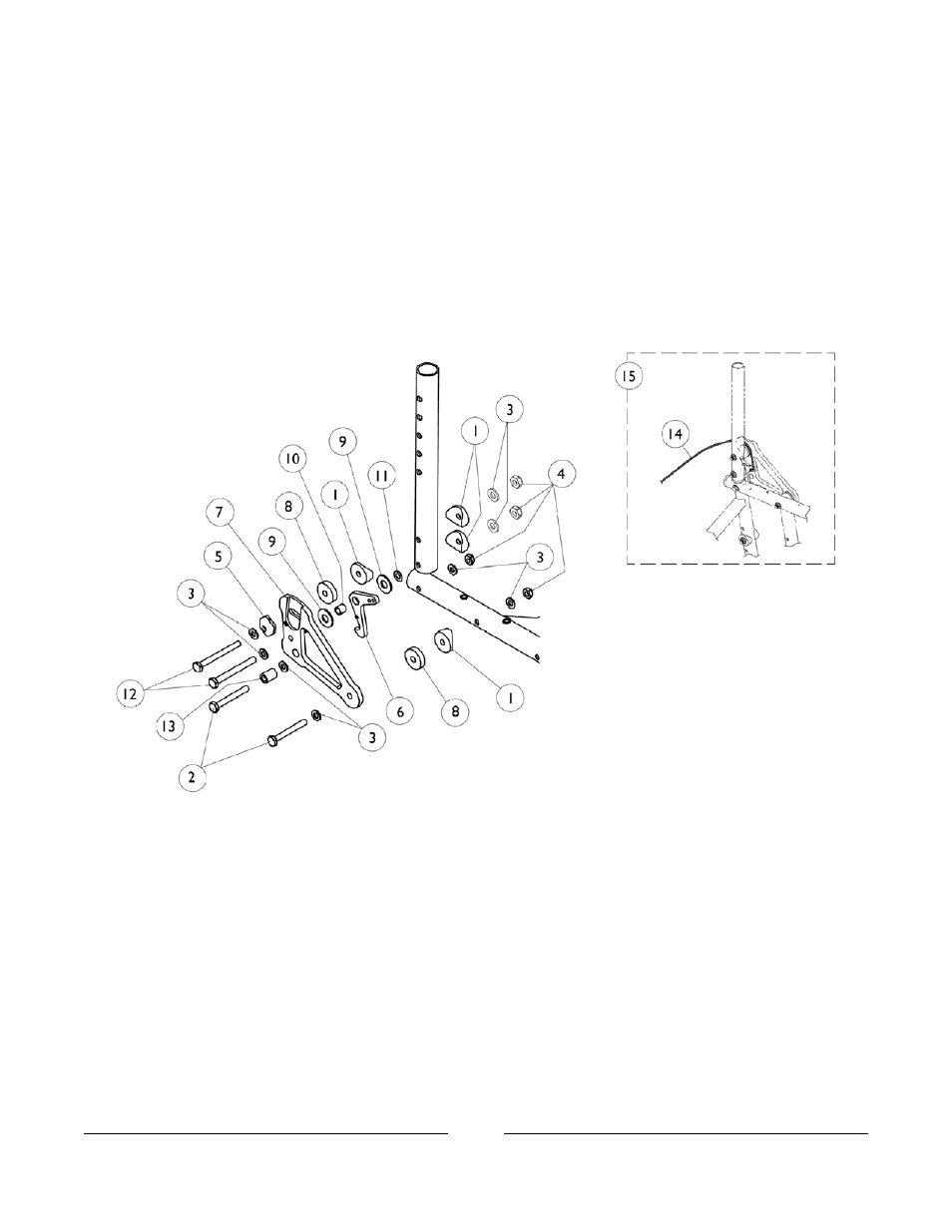 Rear upright tube mounting hardware | Invacare A-6 User Manual | Page 11 / 74