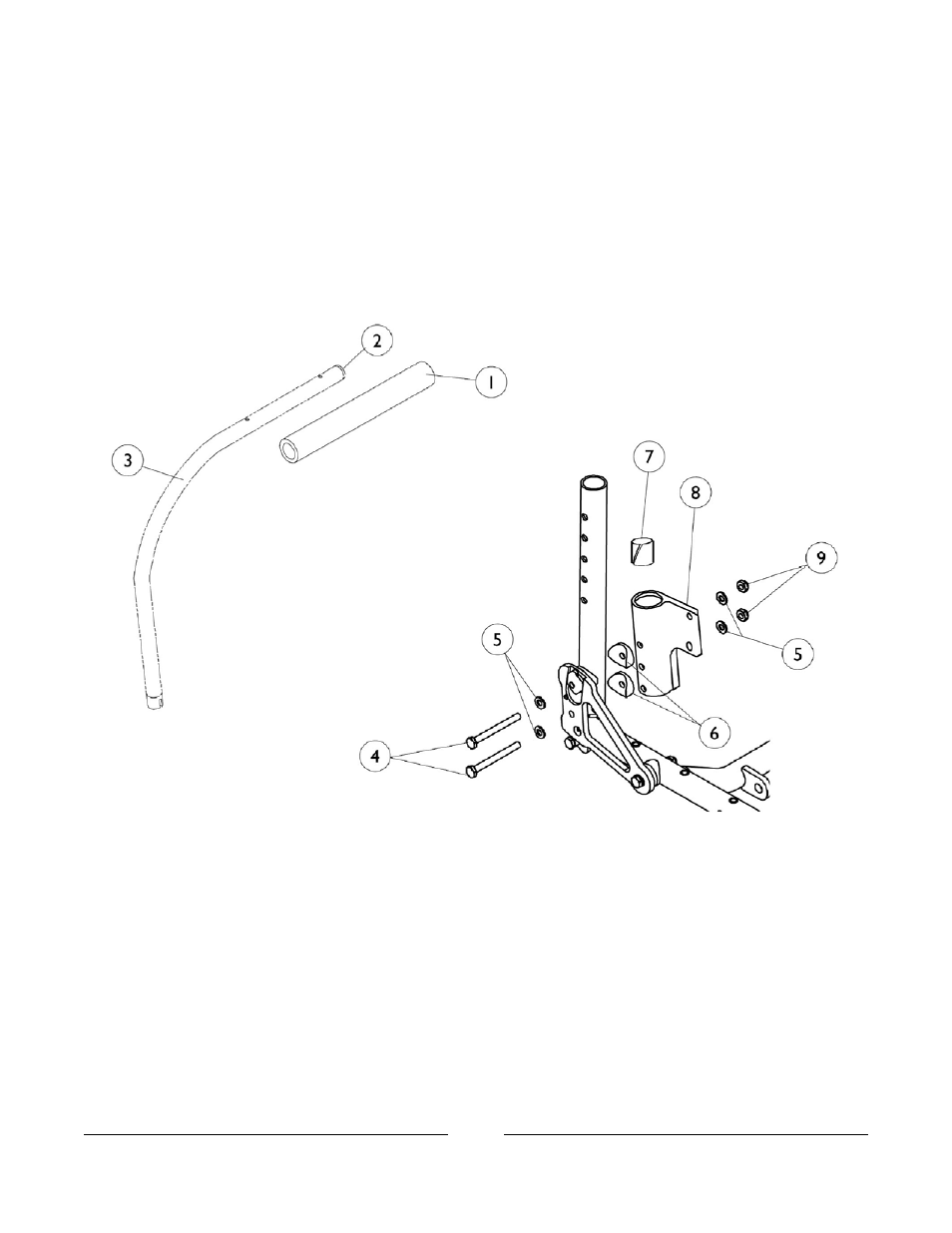 Half arms and hardware | Invacare A-6 User Manual | Page 25 / 74
