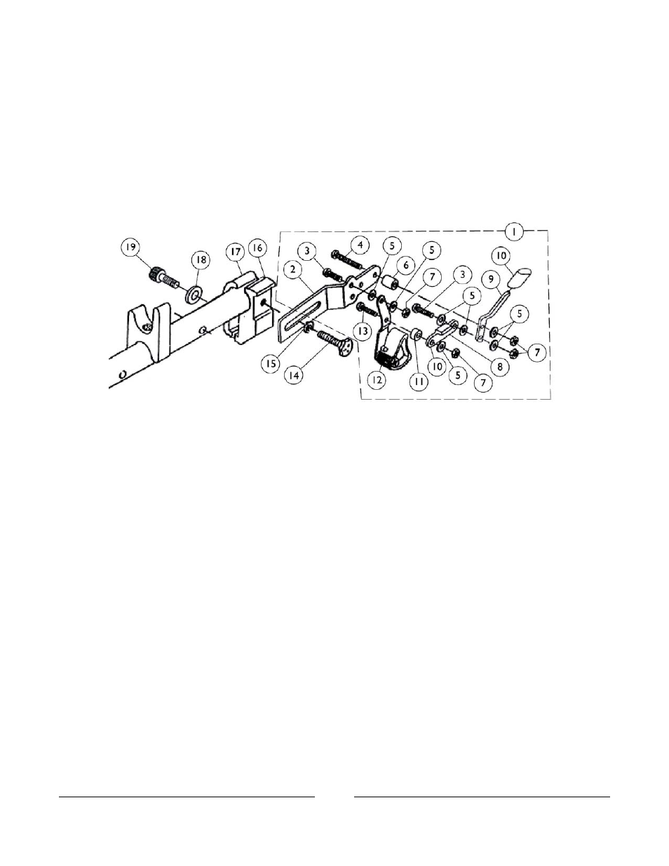 Hill holder wheel lock and attaching hardware | Invacare A-6 User Manual | Page 60 / 74