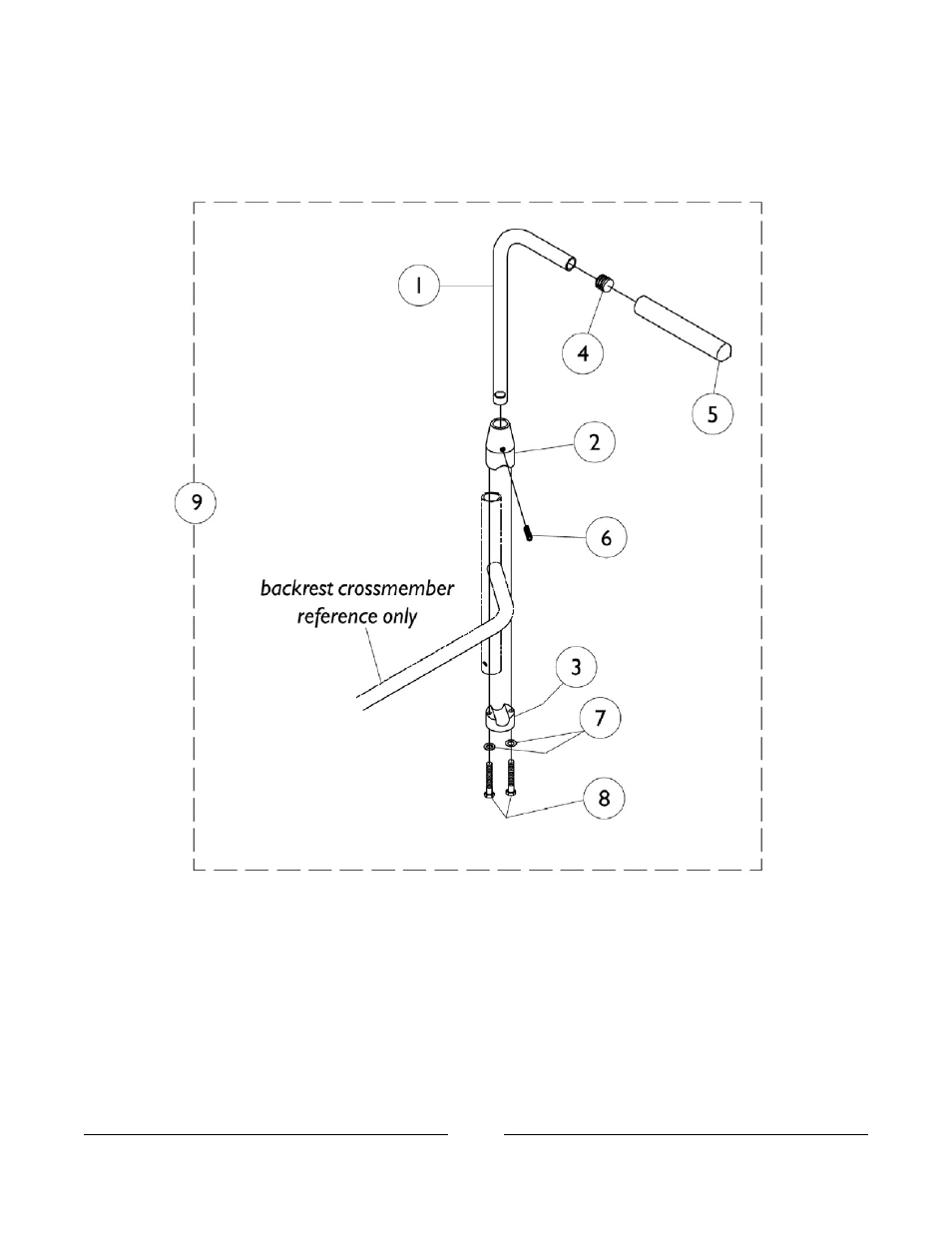 Bolt on push handles | Invacare A-6 User Manual | Page 70 / 74