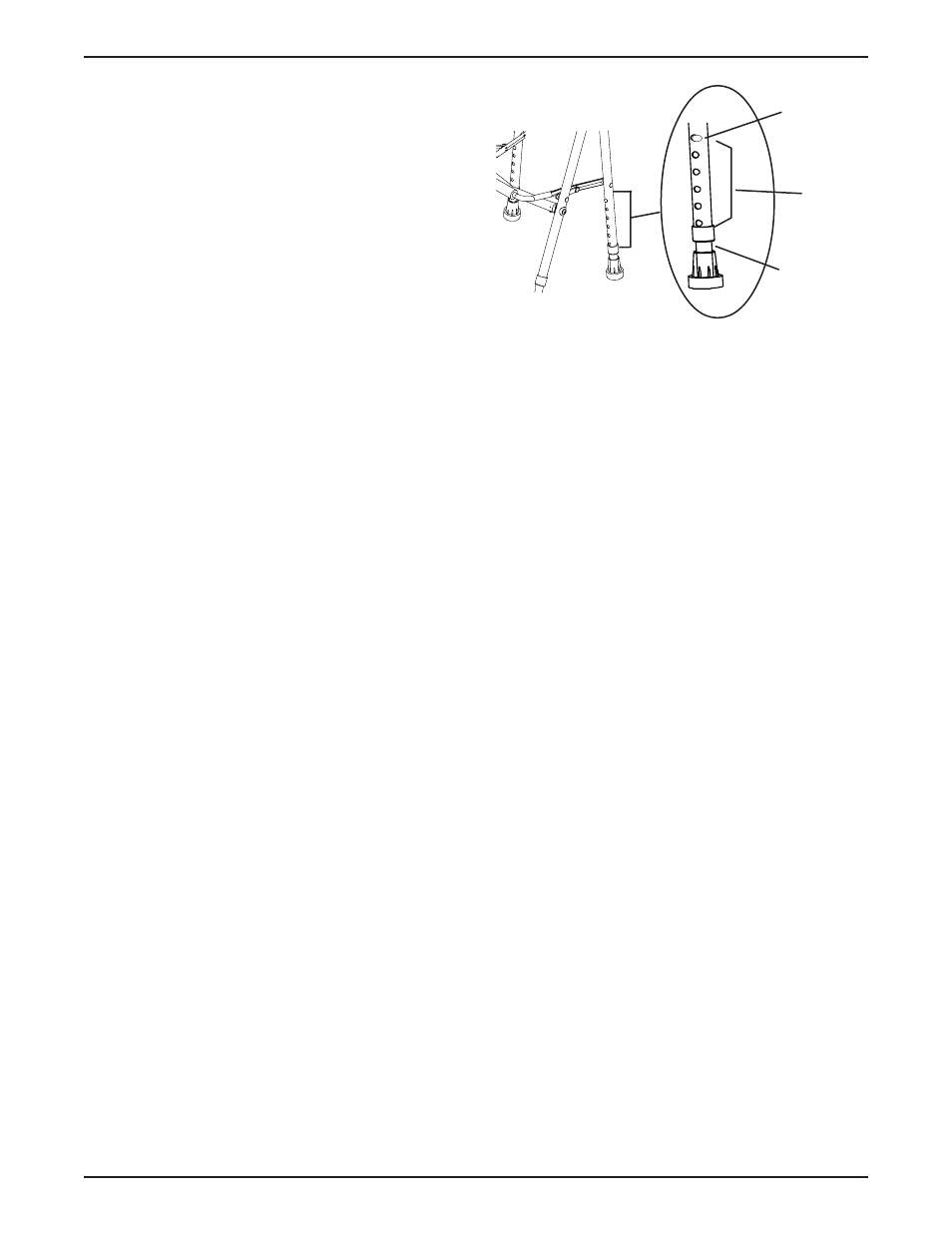 Ajustando las extensiones de las patas (figura 2) | Invacare 6252 User Manual | Page 4 / 8