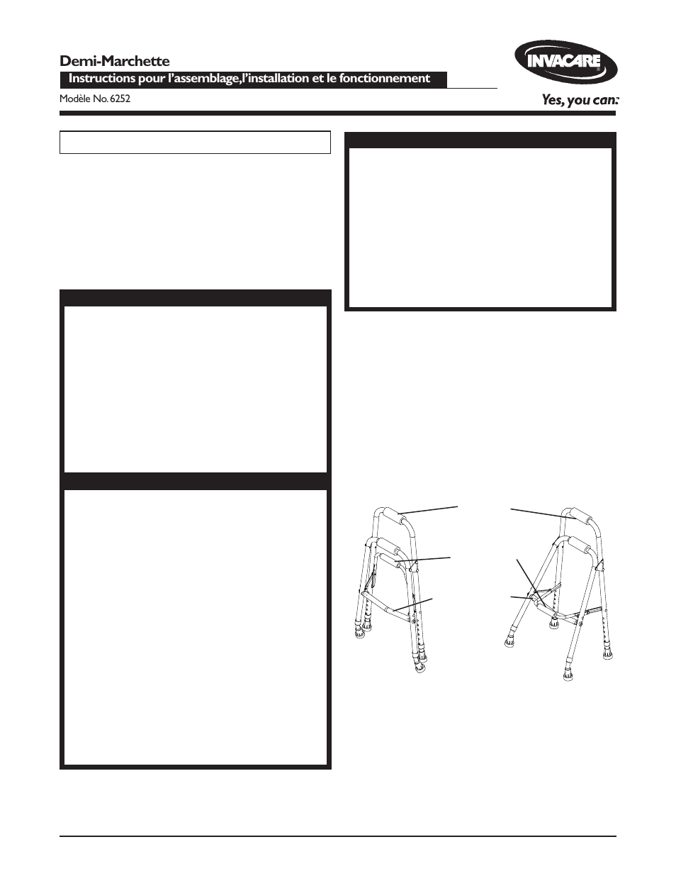 Invacare 6252 User Manual | Page 6 / 8