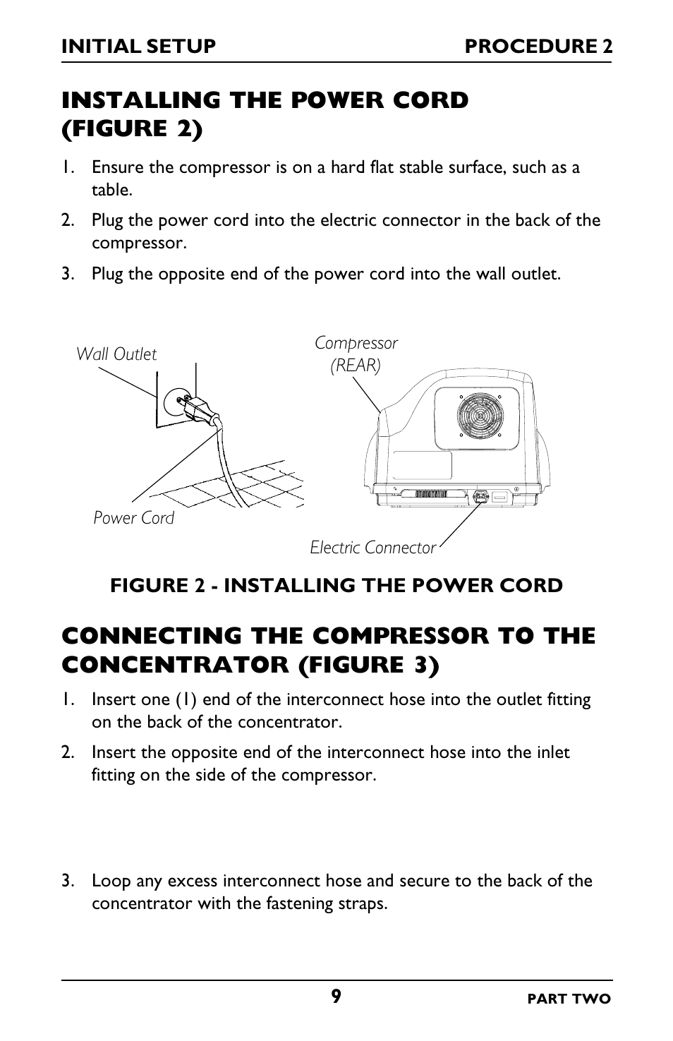 Installing the power cord (figure 2) | Invacare IRC5LXO2 User Manual | Page 57 / 92