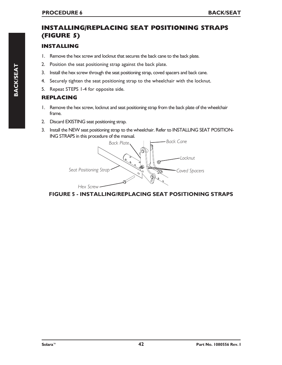 Invacare 1080556 User Manual | Page 42 / 80