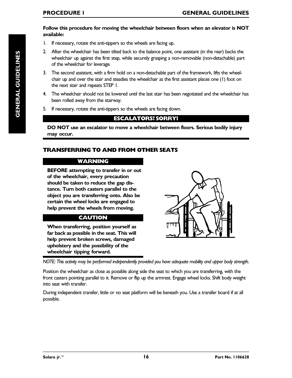 Invacare Solara Jr. 1106628 User Manual | Page 16 / 60