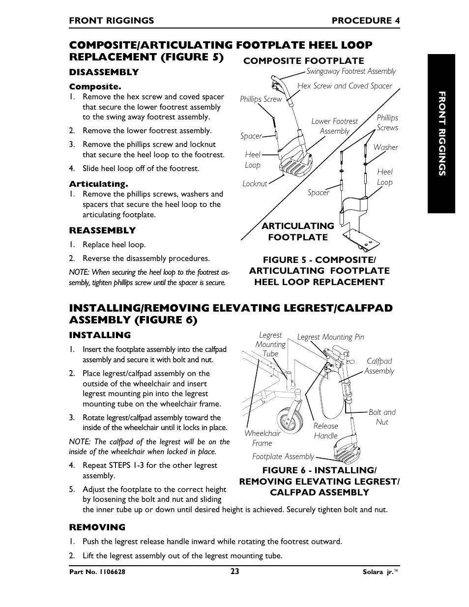 Invacare Solara Jr. 1106628 User Manual | Page 23 / 60