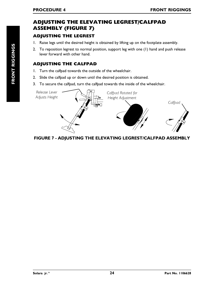 Invacare Solara Jr. 1106628 User Manual | Page 24 / 60