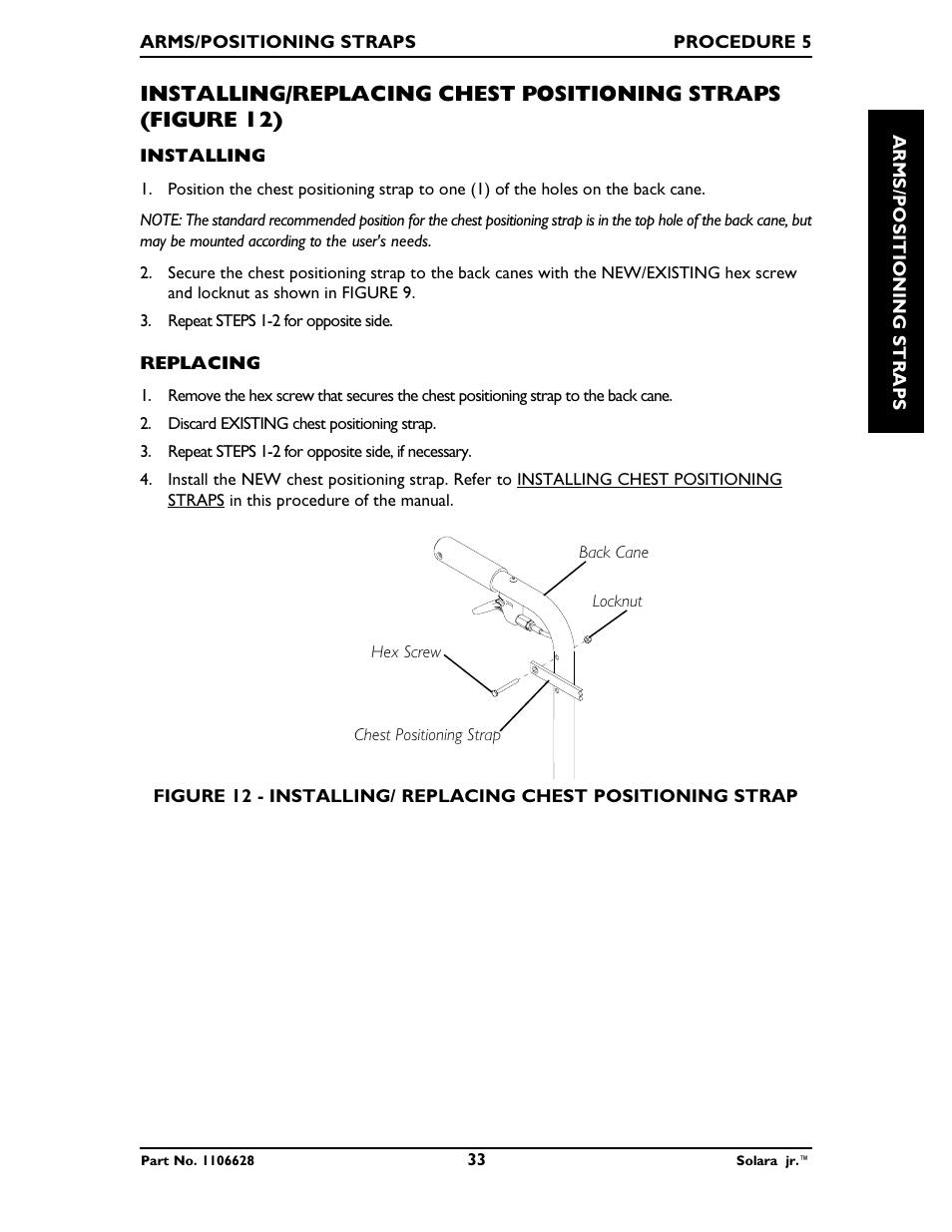 Invacare Solara Jr. 1106628 User Manual | Page 33 / 60