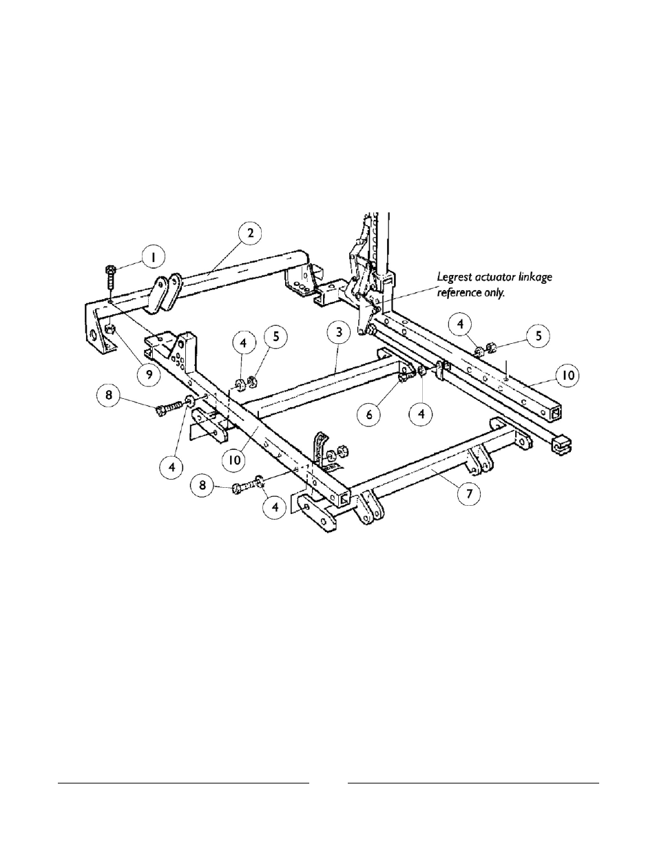 Seat frame & hardware | Invacare Basic Tilt User Manual | Page 10 / 161