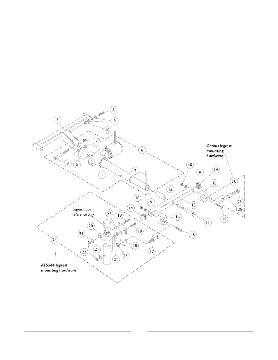 Power elevating legrest (4xp) | Invacare Basic Tilt User Manual | Page 112 / 161