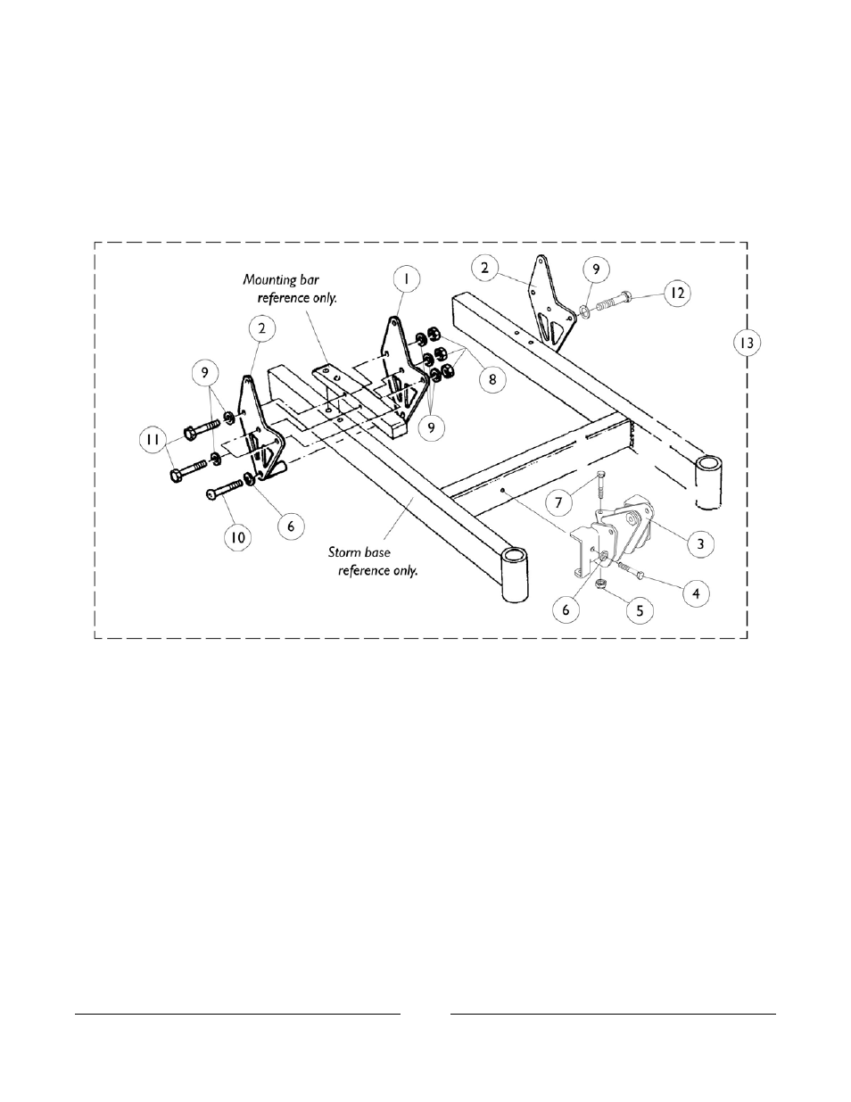 2" higher seat-to-floor mounting plate assembly, Basic tilt and tilt only | Invacare Basic Tilt User Manual | Page 20 / 161