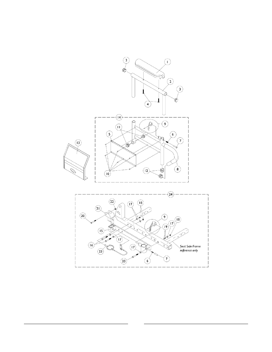 Armrest assembly | Invacare Basic Tilt User Manual | Page 31 / 161