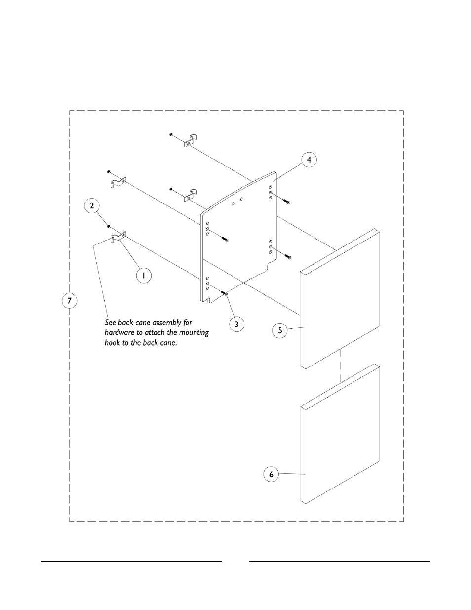 A.b.s. curved back assembly, Basic tilt & tilt only | Invacare Basic Tilt User Manual | Page 36 / 161