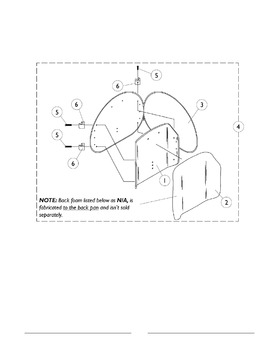 Profile back assembly sliding, vsr | Invacare Basic Tilt User Manual | Page 53 / 161
