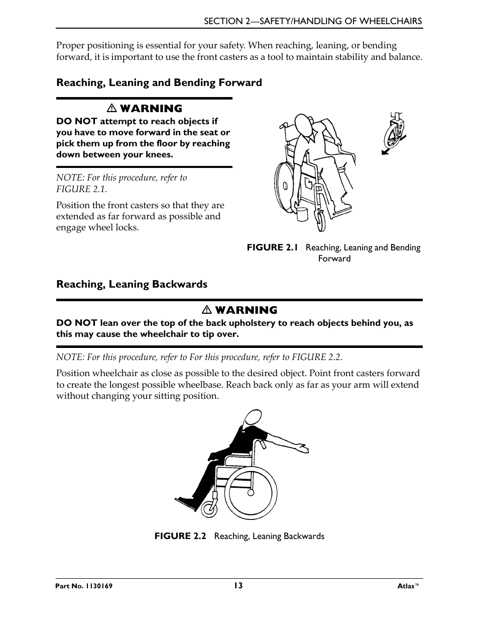 Invacare Wheelchair Atlas User Manual | Page 13 / 32