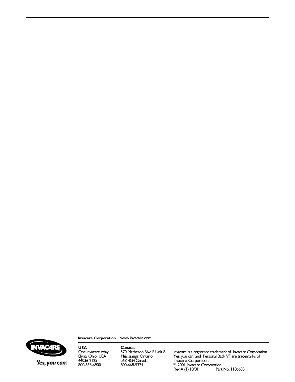 Invacare Personal Seat VF User Manual | Page 4 / 4