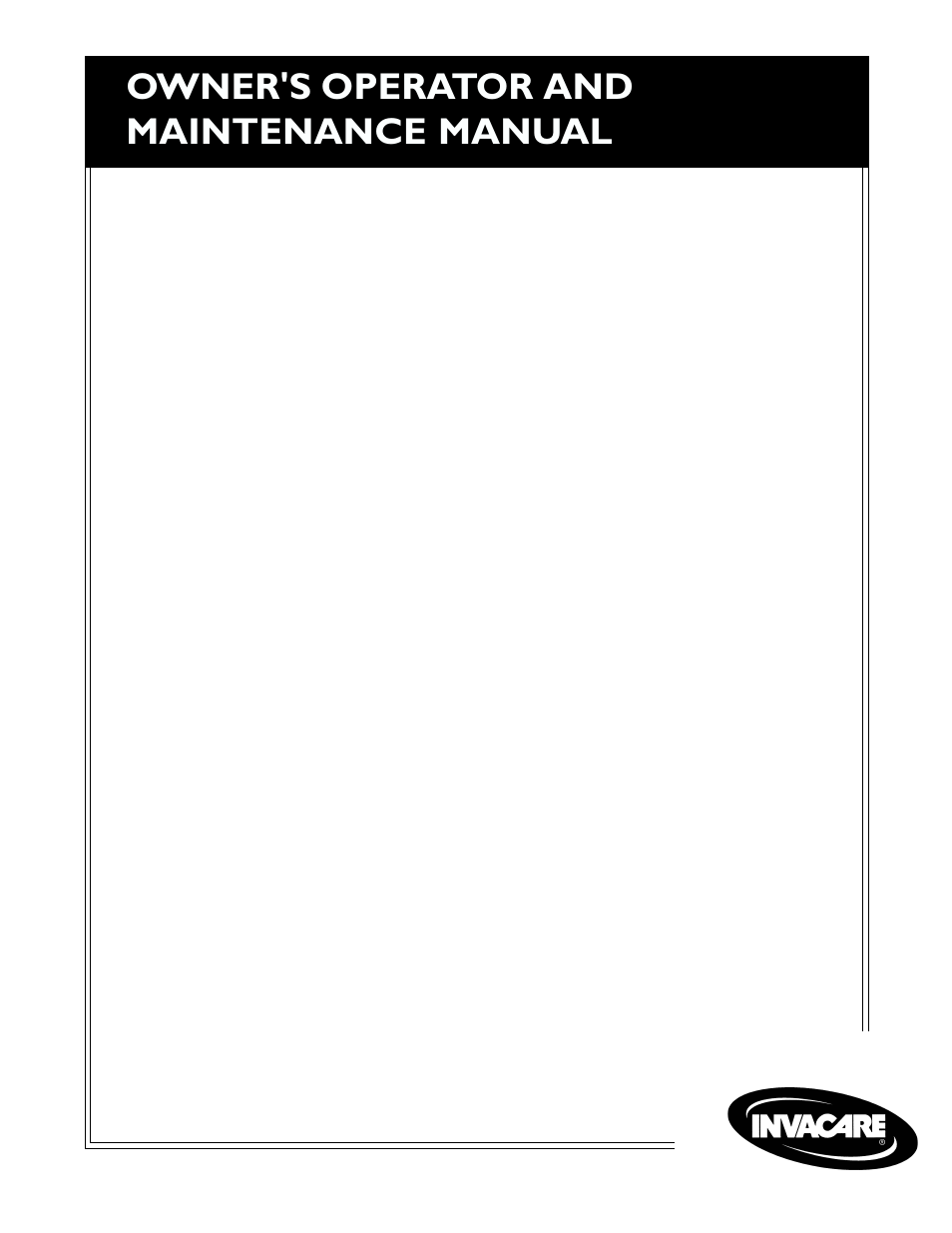 Invacare Lightweight Aluminum Wheelchair User Manual | 24 pages