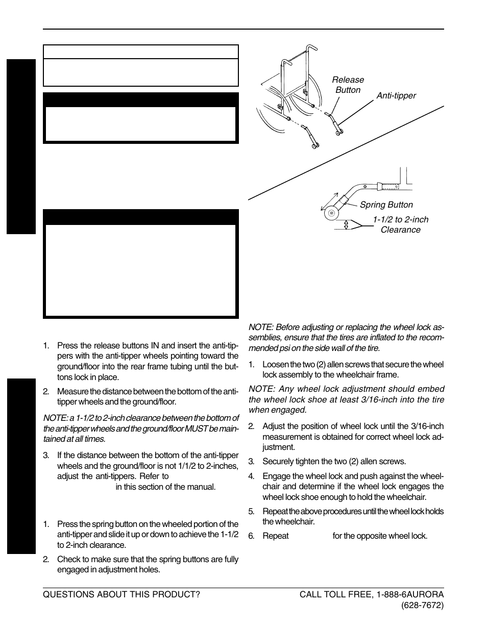 Invacare Lightweight Aluminum Wheelchair User Manual | Page 20 / 24